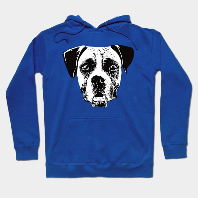 Boxer Dog - Boxer Christmas Gift Hoodie by DoggyStyles